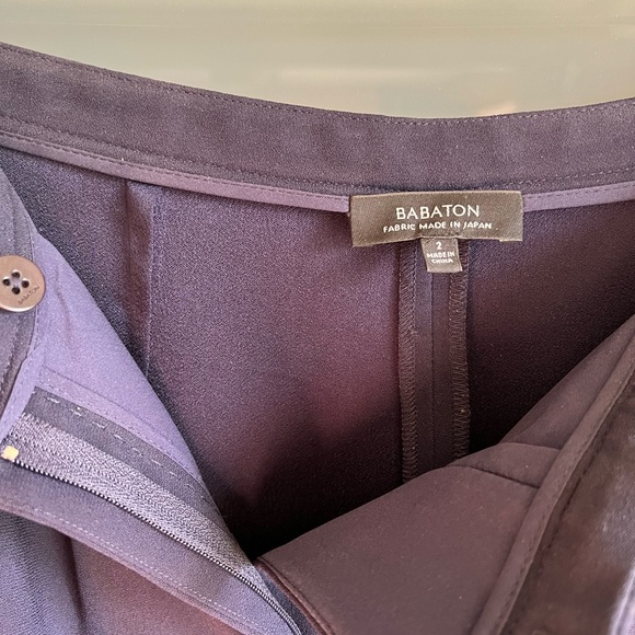 Babaton Lazarus Culottes in Navy - Picture 4 of 6